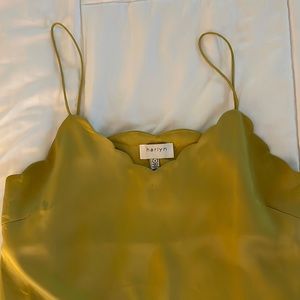 Anthropologie scalloped spaghetti strap camisole